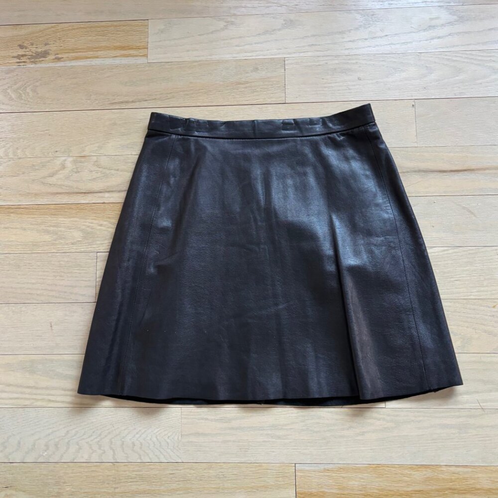Muubaa 100% Leather Miniskirt